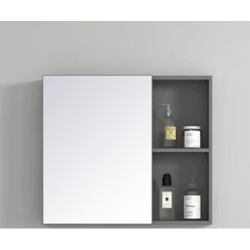 Шкаф с зеркалом Solomon 2024-70, серый, 700мм