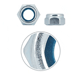 Гайка с нейлоновым кольцом M8