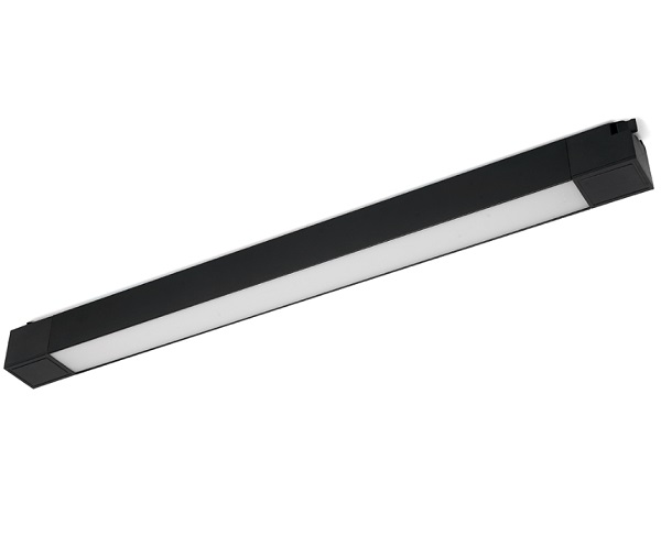 Светильник светодиодный трековый "Feron AL132" 30Вт, 220В, 4000К, 2100Лм, 120градусов поворотный  черный, "MattLine