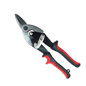 Ножницы по металлу MATRIX, 250 мм, левые, обрезиненные рукоятки