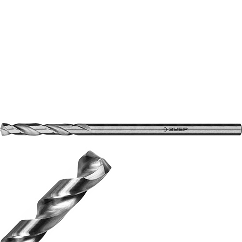 Сверло по металлу 0,8*30мм Зубр Профессионал Р6М5