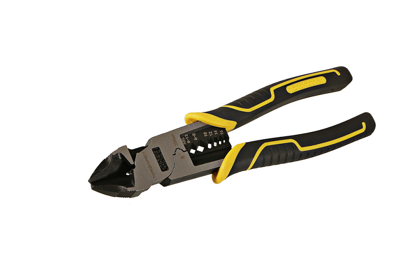 Бокорезы "Hanskonner" 200мм, двухкомпонентные рукоятки, съемник изоляции