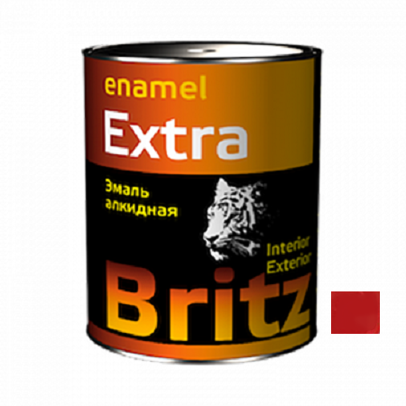 Эмаль красная ПФ-115 ГОСТ "Бриц", 1,9кг