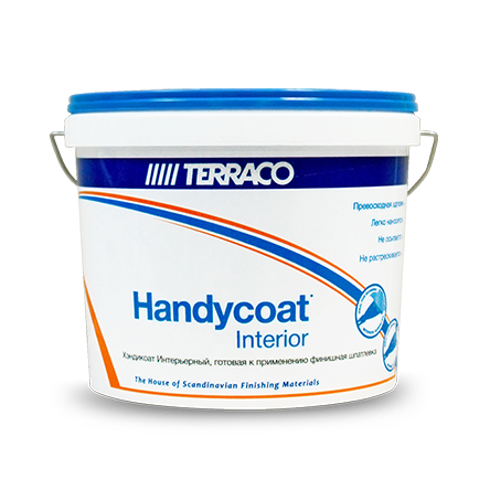 Шпатлевка акриловая &quot;TERRACO HANDYCOAT Interior&quot;, белый 1,5кг