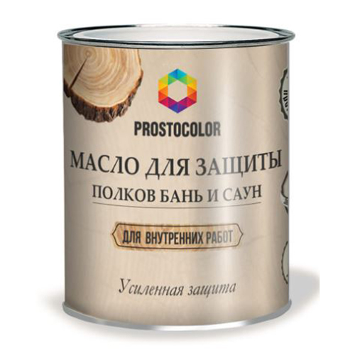 Масло для бань и саун "PROSTOCOLOR", усилинная защита, 0,75л