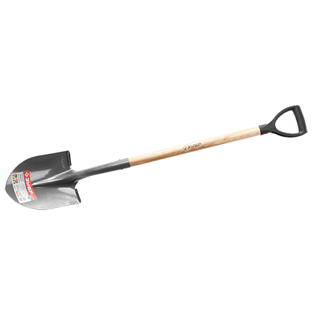 Лопата "Зубр" совковая изогнутая с черенком