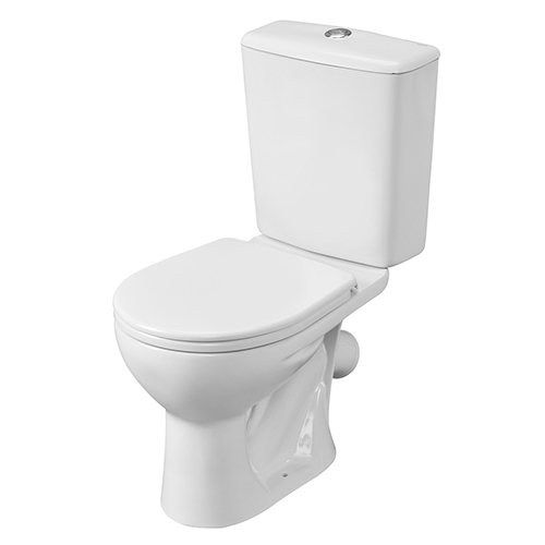 Унитаз-компакт &quot;Орион&quot; косой выпуск, нижняя подводка  с крышкой