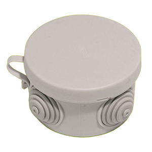 Коробка распределительная "Hegel" для открытой проводки, d-65мм, H-40мм, IP55