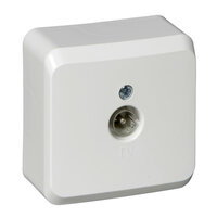 Розетка TV 1-ая, "Этюд Lexel", белая