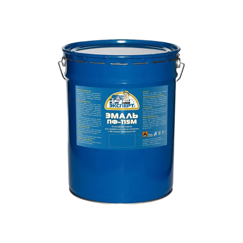 Эмаль алкидная белая глянц. ПФ-115 "Эксперт", 20кг  ГОСТ