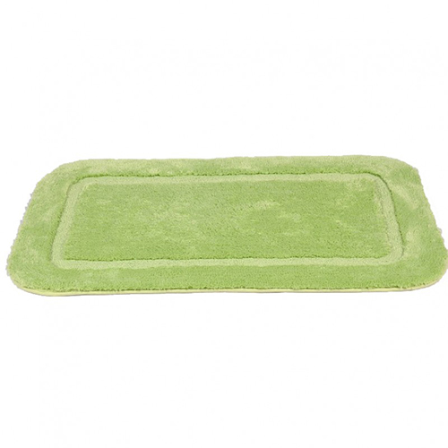 Коврик для ван. комн. “Lux Border” ПЛЮШ 50*80 (100% хлопок) Green