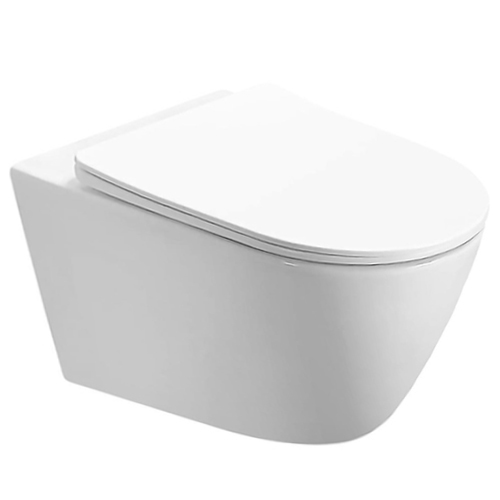 Унитаз "ZM FM9003 Tornado" подвесной, безободковый, с сиденьем пропилен , микролифт, быстросъем