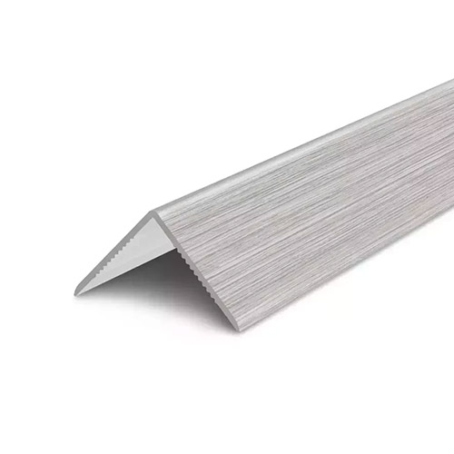 Угол ПВХ KU, 22*22мм, L=2,7м, "Ясень серый"