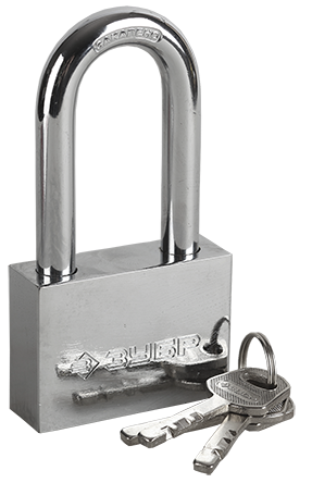 Замок "Зубр" "Мастер" навесной , стальной корпус, закаленная удлиненная дужка, 60мм