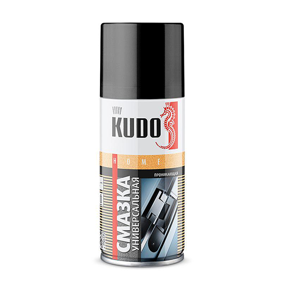 Смазка-аэрозоль универсальная "Kudo KU-H423", проникающая, 210мл