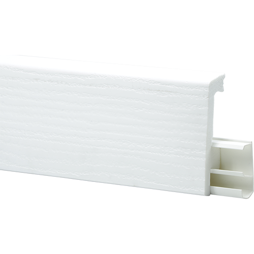 Плинтус HDPS Winart PRO 001 Белый матовый  80*2000мм