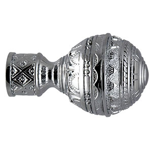 Наконечник DIY "Люксор", хром глянец, 28мм