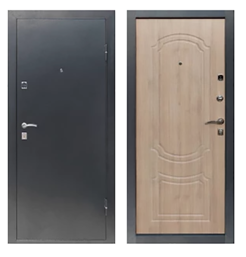 Дверь входная &quot;Ультра С-180&quot;, 960*2050*70мм, правая, металл - &quot;Антик серебро&quot;, МДФ - &quot;Дуб грей&quot;