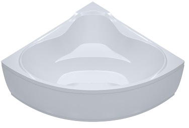 Ванна акриловая  "Троя", 1500*1500, угловая, экран, сифон