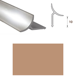 Раскладка универсальная, L=2,5м, внутренняя, "Карамель светлая"