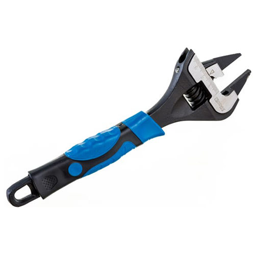 Ключ "Союз" разводной, 200мм, зев 39мм, СУПЕРТОНКИЕ ГУБКИ обрезиненная рукоятка