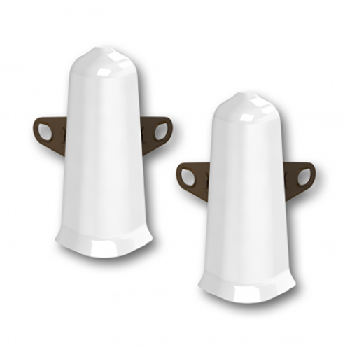 Угол наружный, "Белый глянец", Идеал-55