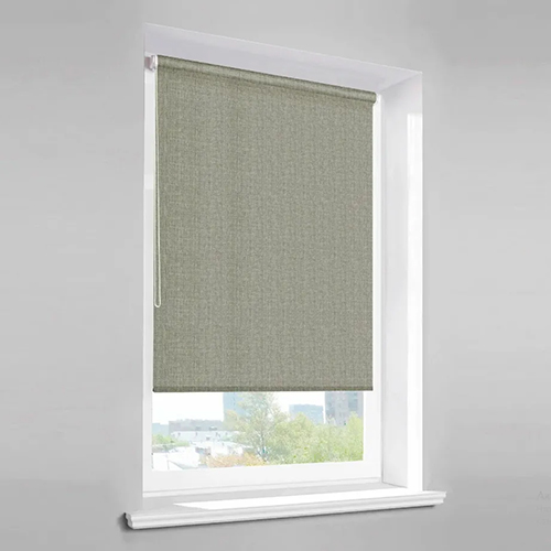 Рулонная штора &quot;SunPatica&quot; Fashion FA-4018, натуральный серый лен mini, 850*1600мм