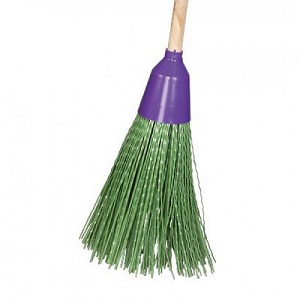 Метла полипропиленовая круглая с черенком