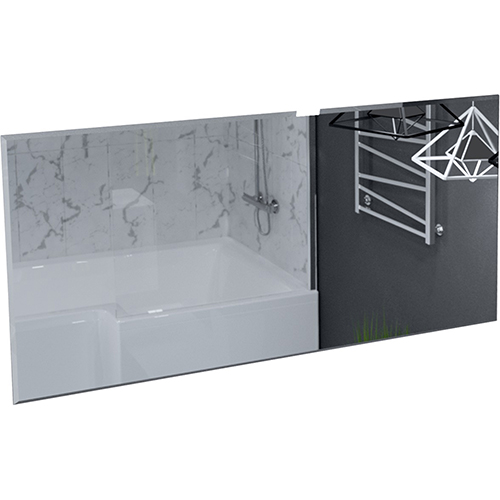 Зеркало &quot;Glace&quot; 1400*650мм, подсветка