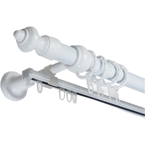 Карниз "Деревей" двойной белый, м/п, 2800мм