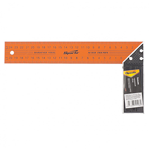 Угольник "Sparta" металлический окрашенный, 250мм