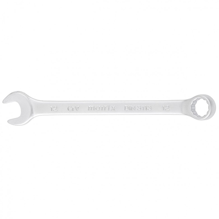 Ключ "Matrix" комбинированный матовый хром CrV, 12мм