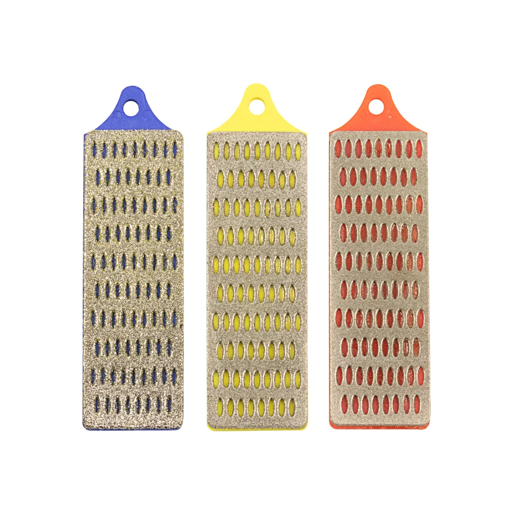 Брусок алмазный ручной заточный,77х26 мм, "DLT №2", серия Mini, #60, #100, #180, 3шт