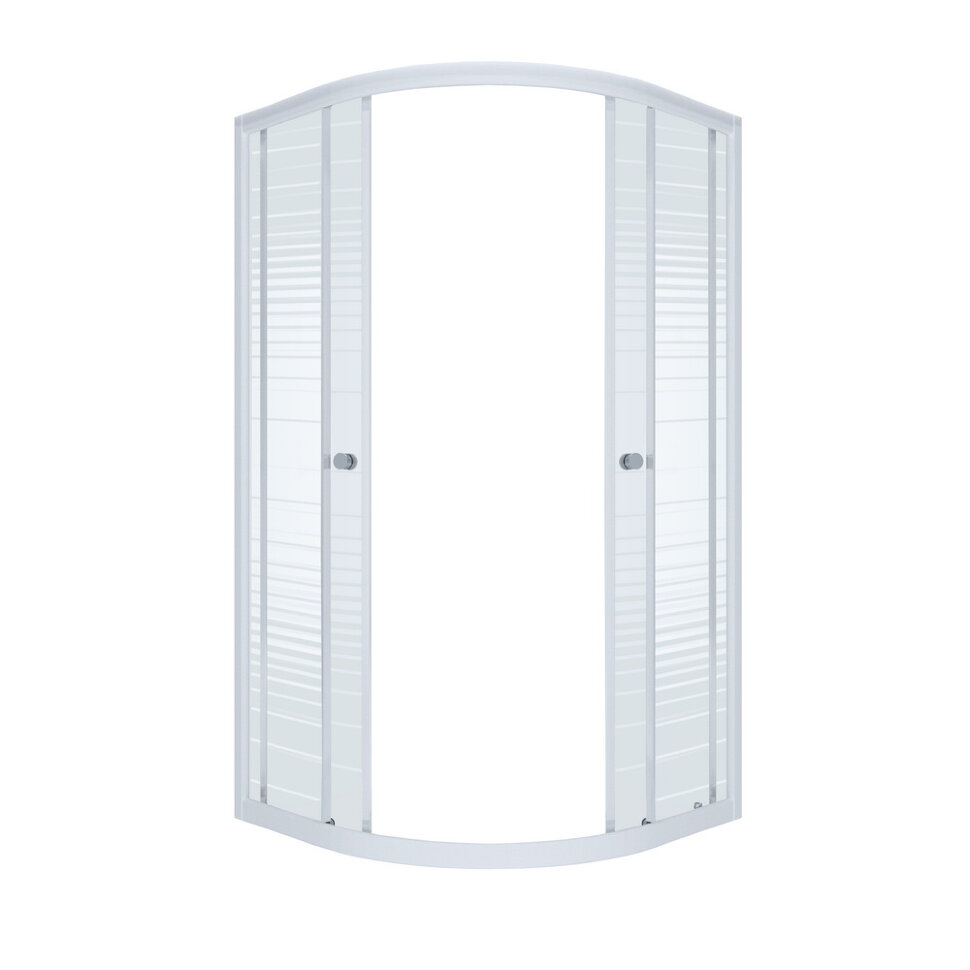 Комплект стекол "Аква Полосы" 900*900мм с дугами