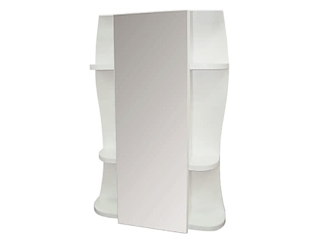 Шкаф с зеркалом "Муза-60" белый