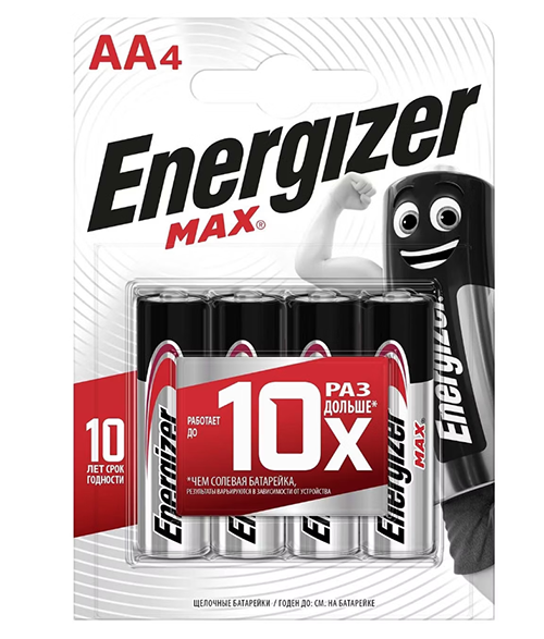 Эл. питания ENR MAX E91/AA BP 4 RU E300157103P 1/24