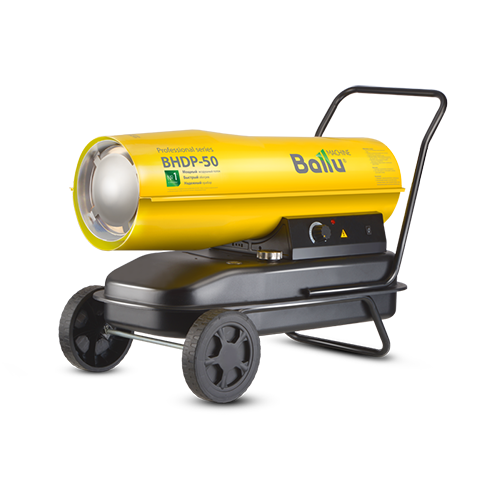 Пушка тепловая дизельная BHDP-50, 50кВт, производ. 760м3/час, расход топ. 4кг/ч, прямой нагрев, &quot;Ballu&quot;