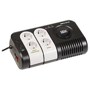 Стабилизатор напряжения, серии Simple 0,35 кВа "ИЭК"