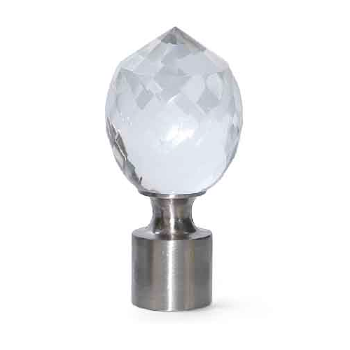 Наконечник "MAGELLAN" Кристалл, сатин, 16мм, 2шт