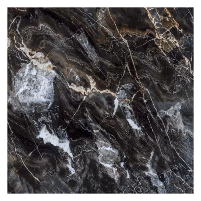 Керамогранит Toledo black High glossy черный 600*600мм, 0,36м2