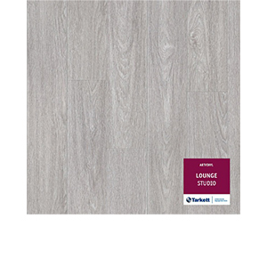 Плитка ПВХ клеевая Таркет Lounge Студио светло-серый 914*152*3мм, 0,14м2, 15шт в упак.