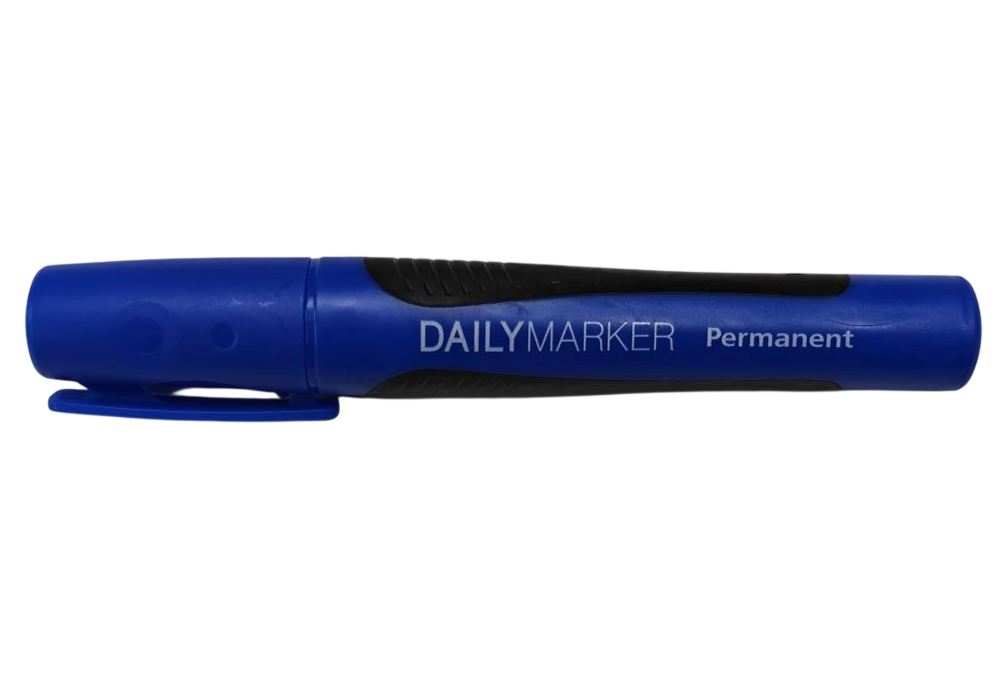Маркер перманентный синий 2мм