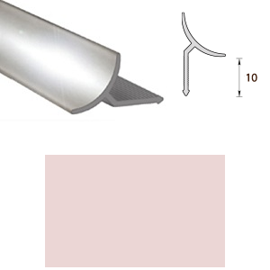 Раскладка универсальная, L=2,5м, внутренняя, "Светло-розовый"