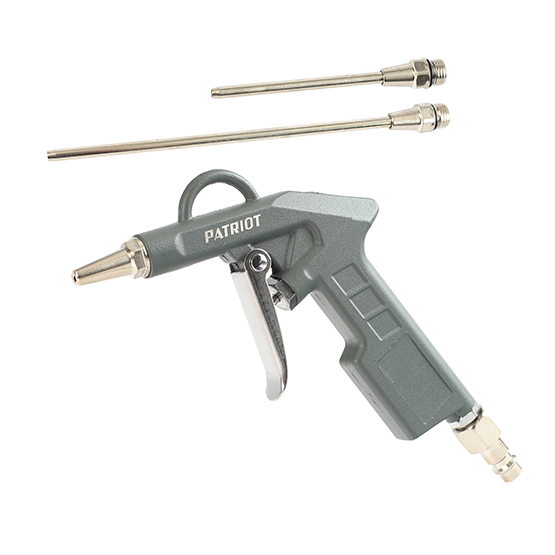 Пистолет продувочный GH 60C, 400л/мин, сопло 200mm "Patriot"