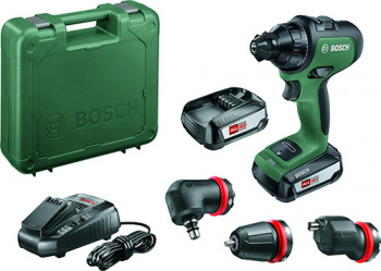 Дрель-шуруповерт аккумуляторная "Bosch" AdvancedDrill 18 18В, 2,5А/ч,1350об/мин, 4053423203752 зелен