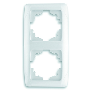 Рамка 2-ая, "Carmen Viko", белая, вертикальная