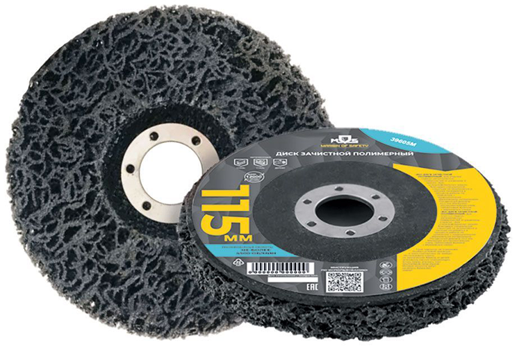 Круг "MOS" полимерно шлифовальный синтетический (коралл) 115*22,2мм