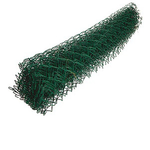 Сетка-рабица 50*50мм d=2,2мм, 1,5м*10м 10кг ПВХ зеленая, ТУ ( диаметр проволоки +/-0,3мм, отклонение размера ячейки не более 10% от заявленного)
