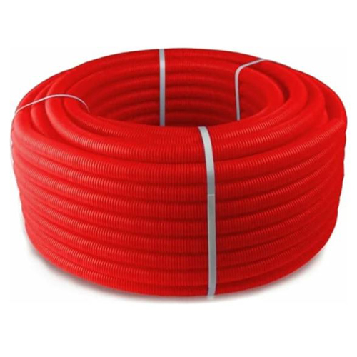 Труба ПНД гофрированная 25/21мм, красная
