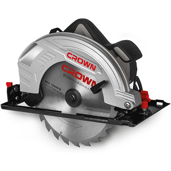 Дисковая пила &quot;CROWN&quot; CT15210-235 Ø235*30мм, 2000Вт, 4500об.мин